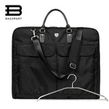 BAGSMART 2017 Waterproof Black Nylon Garment Bag With Handle Lightweight Suit Bag Business Men Travel Bags For Suits