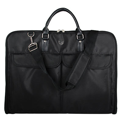 BAGSMART 2017 Waterproof Black Nylon Garment Bag With Handle Lightweight Suit Bag Business Men Travel Bags For Suits