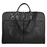 BAGSMART Black Nylon Business Dress Garment Bag With Hanger Clamp Waterproof Suit Bag Men's Garment Suit Travel Bag