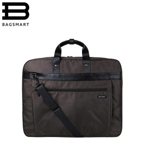 BAGSMART New Suit Cover Lightweight Black Nylon Business Dress Garment Bag Waterproof Suit Bag  Men'S Suit Travel Bag