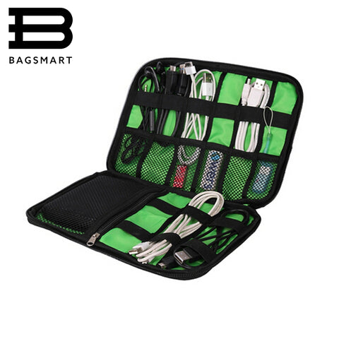 Electronic Accessories Organizers Bag For Hard Drive Organizers For Earphone Cables USB Flash Drives Travel Case Digital Bag