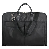 WORTHFIND Business Dress Garment Bag Black Nylon Clamp   Men's Travel Bag