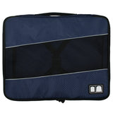 WORTHFIND  Men's Nylon Luggage Travel Bags For Shirt Lightweight Packing Organizer Garment Packing Cube Luggage Suitcase