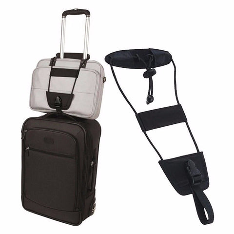 2 Pcs Add A Bag Strap Storage For Travel Luggage