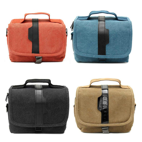 2017 New Arrival Canvas Micro-DSLR Camera Single Shoulder Bag Protective Carrying Travel Handbag