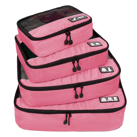 BAGSMART Travel 4 Set Packing Cubes. Carry-on Luggage Packing Organizers