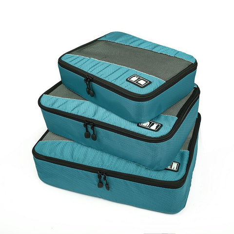 BAGSMART Travel Packing Cube (Small-Large 3 Piece) for Carry-on Travel Accessories. Suitcase and Backpacking (Single Compartment)
